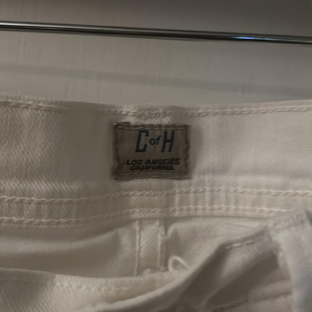 Citizens Of Humanity White Dani Cropped Straight Leg Jeans 26 Classic Preppy - Picture 11 of 11